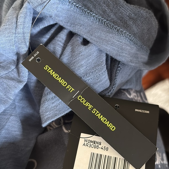 Nike | New Women's Nike Swoosh T-shirt jersey blue - Picture 4 of 11